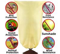 Telo Copri Piante da Esterno in Tessuto Non Tessuto Antigelo Antivento 120x180 c [EEK: Non conforme]