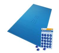 Telo Copri Piscina Rettangolare 5x10m Telone Impermeabile in PE 160g/m²