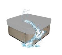 Telo Copri Vasca Idromassaggio Esterna,Copertura per Vasche Idromassaggio,Telo di Copertura per Piscina,Copertura Pieghevole,per Piscina per Serbatoi, Spa, Piscine, Vasche Protezione per Cope(Size:231