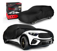 Walser Telone per Auto all Weather, 100% telone Resistente alle intemperie, Garage per Auto Impermeabile, Garage Completo Misura 10 SUV/Van Nero