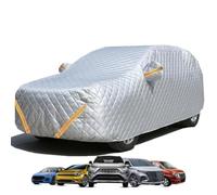 Telo Copriauto Antigrandine Compatibile Con Ford Gran Torino 2-Door 1974-1976, Impermeabile Antigraffio Resistente Sole Con Striscia Riflettente(Black)