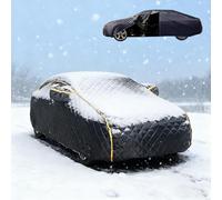 Telo Copriauto Antigrandine Imbottito per BMW i3 (2013-2022) Telo Copriauto Impermeabile Sette Strati Di Spessore Di Protezione, Corda Antivento, Neve E Pioggia