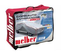 Telo copriauto antigrandine imbottito resistenza chicchi Ø 12 mm 70 km/h