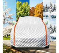 Telo Copriauto Antigrandine Impermeabile per BYD Dolphin Surf (2025),Telo Copriauto da Esterno Completo Copertura Anti Uv Resistente Alla Neve con Cerniera E Cinghia Antivento