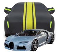 Telo Copriauto Antigrandine per Bugatti Chiron Super Sport, Impermeabile Traspirante Anti-UV Tutte Le Stagioni Anti-Graffio Auto Copertura,C