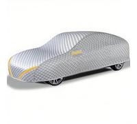 Telo Copriauto Antigrandine Per Dacia Spring 2021-2023,Telo copriauto da esterno,Resistente ai Graffi, Alla Neve e al Calore,con Strisce Riflettenti