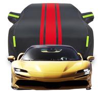 Telo Copriauto Antigrandine per Ferrari SF90 Spider, Impermeabile Traspirante Anti-UV Tutte Le Stagioni Anti-Graffio Auto Copertura,A