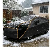 Telo Copriauto Antigrandine -Telo Copriauto Invernale Esterno Su Misura -Protezione Tutte Stagioni Contro Grandine, Neve, Raggi UV Polvere(Per Bugatti Divo(2020-),Nero)