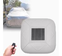 Telo Copriauto Automatico Con Ricarica Solare, Tenda Parasole Portatile Impermeabile Per Tutte Le Stagioni, Tenda Da Esterno Completa Per Berline Protezione Da Sole Pioggia Neve E Grandine White-YXL