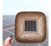 Telo Copriauto Automatico Per Suv, Impermeabile, Resistente A Tutte Le Condizioni Atmosferiche Grandine Ventos E Neve Copertura Completa Per Auto Da Esterno Con Telecomando Ricarica Solare Bronze-YXXL