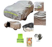TELO COPRIAUTO CAPPOTTA AUTO ANTIGRANDINE FELPATO IMPERMEABILE ANTIGRAFFIO COPERTURA PER AUTO ZIP LATERALE COMPATIBILE CON MERCEDES G 350 d S.W. Professional TAGLIA L LUN482XLAR196XALT140CM