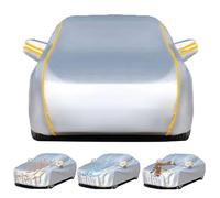 Telo Copriauto Completo per Ford Mustang Mach 1 1969-1973, Telo Copriauto Oxford Impermeabile, Resistente al Sole, per Tutte Le Stagioni, con Cerniera per Porta, Antipolvere, Resistente al Garage