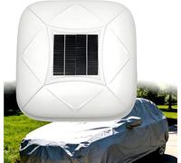 Telo copriauto con ricarica solare, portatile, parasole, con telecomando, apri/chiudi con un solo tasto, allarme antifurto, strisce riflettenti per berlina SUV