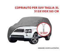 TELO COPRIAUTO COPRI SUV FELPATO IMPERMEABILE TG XL PER HUMMER H2 DAL 2002