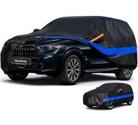 Telo Copriauto da Esterno, Holthly 10 Strati Telo Copri Auto Felpato 100% Impermeabile, Copertura Auto Adatta per Suv 4x4 Audi Q7, BMW X5, Mercedes GLE, Porsche Cayenne,etc.YXL