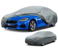 Telo Copriauto da Esterno, Kayme Copertura per Auto Impermeabile Anti UV Vento Antipolvere a 5 Strati. Compatibile Con BMW 2 Series, Porsche 911, Mercedes CLK, CLA, ecc. (450 a 470 cm)