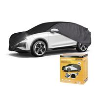 WALSER CarComfort Telo protettivo per auto Indoor Eco SUV M, telo auto traspirante, copertura per auto per uso interno grigio/nero