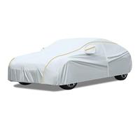 Telo Copriauto for Chevrolet Matiz Telo Auto,Copri Auto for Esterno Impermeabile Antipolvere Anti Vento Copertura Personalizzato con Zip Laterale E Strisce Riflettenti(Silver)