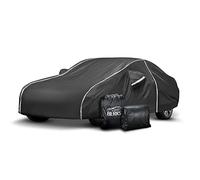 Telo copriauto impermeabile compatibile con BMW Serie 3 320i 328i 328d 330i 330e 335i 340i 2007-2024, per tutte le stagioni, 6 strati, copertura per auto con custodia