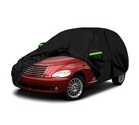 Telo copriauto impermeabile di ricambio per Chrysler PT Cruiser 2001-2010, a 6 strati, per tutte le stagioni, con porta con cerniera e fasce antivento per protezione da neve, pioggia, polvere,