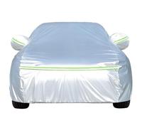 Telo Copriauto Impermeabile per Alfa Romeo 4C Spider 2013-2020, Traspirante Copertura Auto Esterno Antivento Protezione UV AntiGraffio con Cerniera e Strisce Riflettenti, White- L
