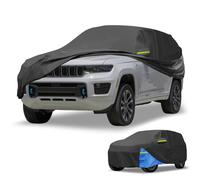 Telo copriauto impermeabile per Jeep Grand Cherokee 02-23 Oxford Cloth Nero Blu