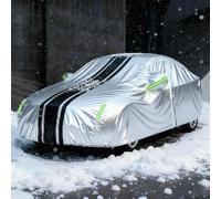 Telo Copriauto Impermeabile per Lada Samara 2108 （1984-2004）,Telo per Auto da Esterno con Zip Laterale, Anti Acqua Polvere Neve Sole Freddo