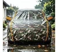 Telo copriauto impermeabile per Lexus UX | Telo copriauto integrale con cerniera lato guida e bande riflettenti - Protezione per esterni e tutte le stagioni