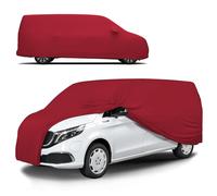 Telo copriauto Indoor Stretch Plus, telo protettivo per furgone/bus Taglia 13 Bus rosso