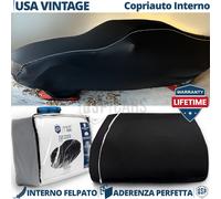 TELO COPRIAUTO Interno Per Ford Usa Vintage Felpato Traspirante Nero Garanzia A