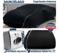 TELO COPRIAUTO Interno Per Lamborghini Murcielago Felpato Traspirante Nero Garan