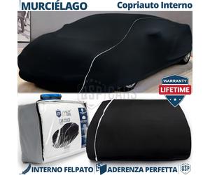 TELO COPRIAUTO Interno Per Lamborghini Murcielago Felpato Traspirante Nero Garan