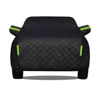 Telo Copriauto Invernale per Jeep Compass 2000-2023 2024 Telo Auto Antigrandine, Telo Grandine Auto Imbottito Copri Macchina Resistente ad Neve Ghiaccio Gelo Sole Tissu en Coton Epais(Black)
