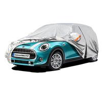 Telo Copriauto, Kayme Copertura per Auto Impermeabile, Compatibile con Mini Convertible F57(2016-2022), Anti UV Anti Vento Antipolvere a 6 Strati con Cerniera e in Cotone.(Consegna in 3-7 giorni)