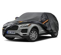Telo Copriauto, Kayme SUV Copertura per Auto Impermeabile, Compatibile con 2018-2022 Jaguar E-Pace, Anti Vento Anti UV Antipolvere a 7 Strati con Cerniera e in Cotone.(Consegna in 3-7 giorni)