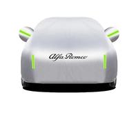 Telo Copriauto per Alfa Romeo 2600 Sprint Coupe 2001-2012, Personalizzato Auto Copertura Tutte Condizioni Atmosferiche Telo Copriauto da Esterno, Impermeabile Telo Auto Esternoper,A Silver