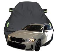 Telo Copriauto per BMW 320d Touring Edition 2023 2024 2025 2026, Anti-Neve Graffio UV Copertura, Tutte Le Stagioni Protezione Oxford Telone per Auto,Black