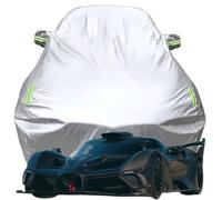 Telo Copriauto per Bugatti Bolide, Copriauto per Quattro Stagioni da Esterno, Tessuto Oxford Impermeabile,Silver-Plus-Cotton