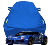 Telo Copriauto per Bugatti Centodieci, Telo Copriauto da Esterno, Coperture per Carrozzeria, Impermeabile Anti UV Anti Vento e Antipolvere,Blue-Plus-Cotton