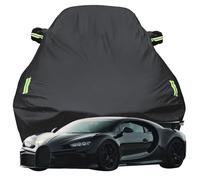 Telo Copriauto per Bugatti CHIRON Pur Sport ‘C’ Shaped Drift 2025 2026, Anti-Neve Graffio UV Copertura, Tutte Le Stagioni Protezione Oxford Telone per Auto,Black