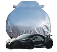 Telo Copriauto per Bugatti CHIRON Pur Sport ‘C’ Shaped Drift, Copriauto per Quattro Stagioni da Esterno, Tessuto Oxford Impermeabile,Silver
