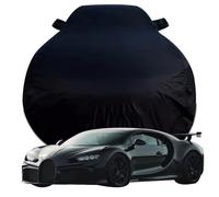 Telo Copriauto per Bugatti CHIRON Pur Sport ‘C’ Shaped Drift, Copriauto per Quattro Stagioni da Esterno, Tessuto Oxford Impermeabile,Black