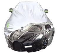 Telo Copriauto per Bugatti La Voiture Noire, Anti-Neve Graffio UV Copertura, Tutte Le Stagioni Protezione Oxford Telone per Auto,Silver