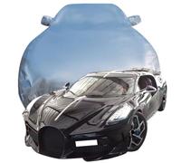 Telo Copriauto per Bugatti La Voiture Noire Casual Shooting, Copriauto per Quattro Stagioni da Esterno, Tessuto Oxford Impermeabile,Silver
