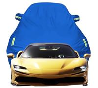 Telo Copriauto per Ferrari SF90 Spider, Telo Copriauto da Esterno, Coperture per Carrozzeria, Impermeabile Anti UV Anti Vento e Antipolvere,Blue-Plus-Cotton
