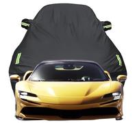 Telo Copriauto per Ferrari SF90 Spider, Telo Copriauto da Esterno, Coperture per Carrozzeria, Impermeabile Anti UV Anti Vento e Antipolvere,Black-Plus-Cotton