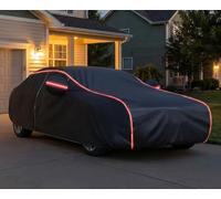 Telo copriauto per Ford Mustang 7 Fastback(2024-) copertura auto per esterno,con Cerniera Laterale, Impermeabile Antivento Protezione Solare, Protezione Completa per Auto e SUV