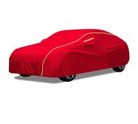 Telo Copriauto per Ford Puma | 4186 x 1805 x 1539 mm | Telo copriauto Completo su Misura, Impermeabile, AntiGraffio, Antipolvere e Resistente ai Raggi UV, con Cerniera(Red)