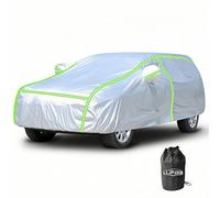 Telo copriauto per Land 90 Defender|4583x2008x1969mm|Telone per auto da esterno impermeabile e antipolvere,tutte le stagioni,con strisce riflettenti e accesso tramite cerniera