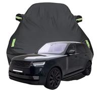 Telo Copriauto per Range Rover P530 SV 2023 2024 2025 2026, Copriauto per Quattro Stagioni da Esterno, Tessuto Oxford Impermeabile,Black-Plus-Cotton